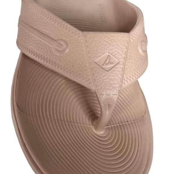 Sperry Thong Flip Flop Sandals Womens Size 6 Pink Rubber Summer - Picture 11 of 13